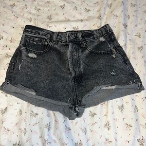 High Rise Cutoff Shorts